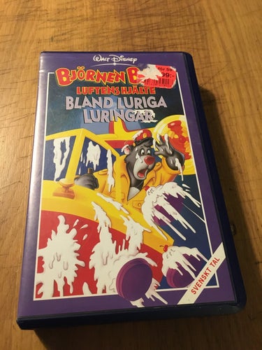 Björnen Baloo Luftens Hjälte: Bland Luriga Luringar - Disney VHS