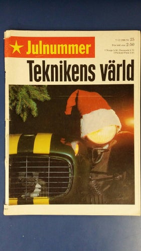 Teknikens Värld nr 25 1966: Plymouth Barracuda, Volvo 144, VW 1500, Lockheed C-5