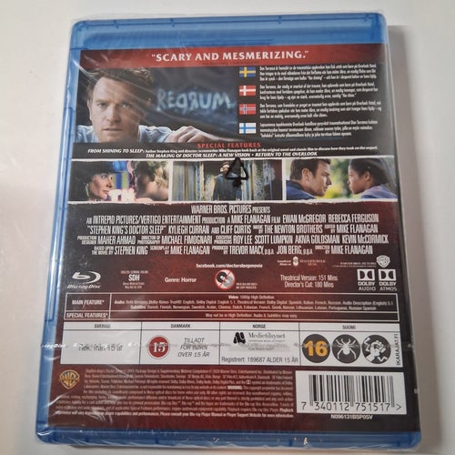 Doctor sleep. Stephen King. Inplastad blu-ray.