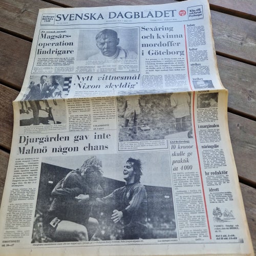Svenska Dagbladet från 7 maj 1973