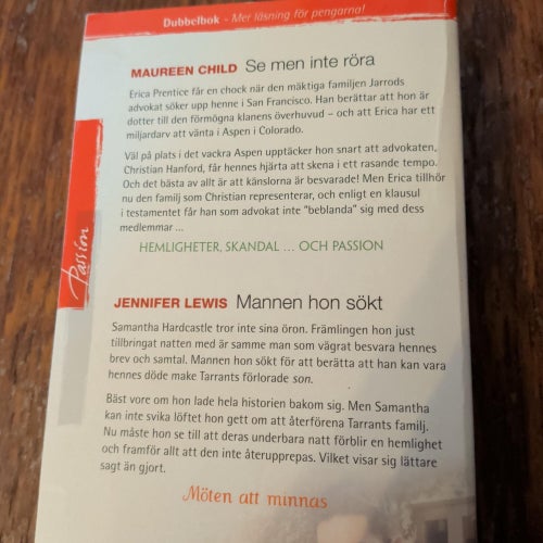 Se men inte röra / Mannen hon sökt av Maureen Child, Jennifer Lewis