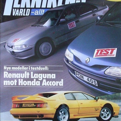 TEKNIKENS VÄRLD 1994/10.Lamborghini.Lotus.Passat.ANA.Porsche Roadster.Pajero.