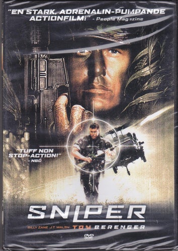 DVD / Sniper / Tom Berenger, Billy Zane, J.T. Walsh / Ny & Inplastad