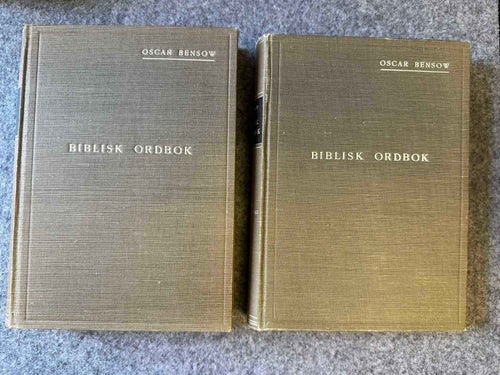 Oscar Bensow - Biblisk ordbok - Gammla och Nya testamentet