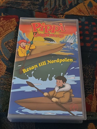 Pippi Långstrump - Resan Till Nordpolen VHS Svenskt Tal