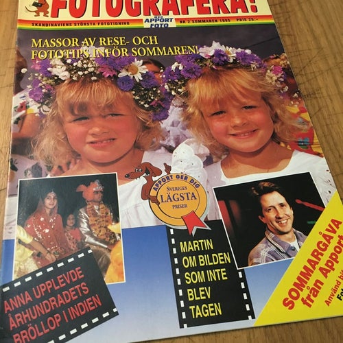 Fotografera! nr 2 sommaren 1995 (Martin Timell)