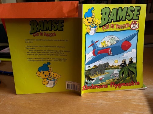 Bamse för de yngsta Skalmans flygmaskin, Fine plus