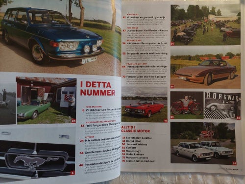 Classic motor Nummer 7 2024 VW 412 Ford 20M Cabriolet Mazda RX7 Volvo 142S