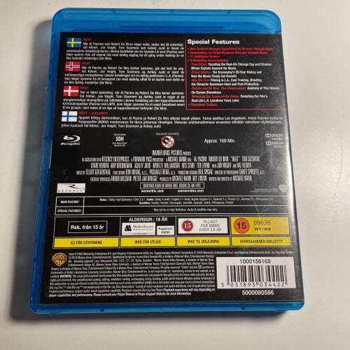 Heat (1995) - Blu-ray - Nordisk utgåva