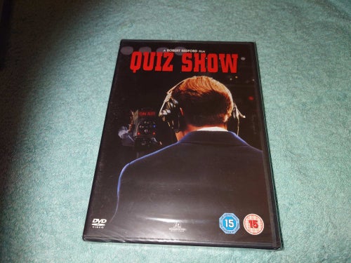 Quiz Show (inplastad), av Robert Redford med Ralph Fiennes, John Turturro