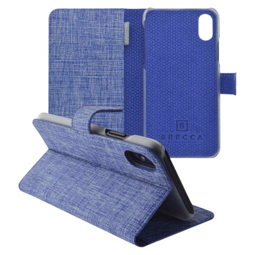 Brecca iPhone X/Xs Jeans Plånboksfodral - Blå