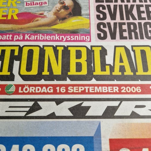 Aftonbladet Lördag 16 September 2006
