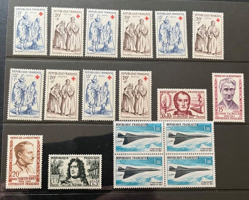 FRANKRIKE - postfriska frimärken **