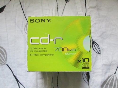 Sony CD-R CD 700 MB 1x-48x kompatibel 10 pack