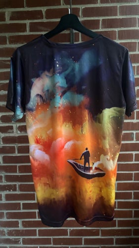 Flerfärgad t-shirt