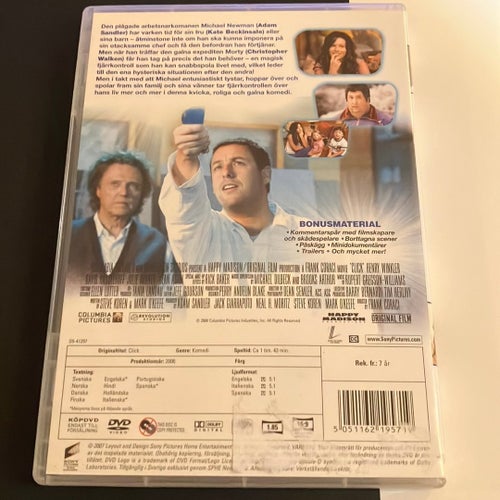 DVD Click med Adam Sandler komedi
