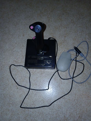 Flight Control System Mark I Joystick och Apple Mus