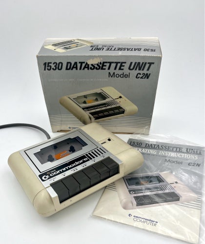 Commodore 1530 Datasette C2N med originalkartong och manual Commodore 64