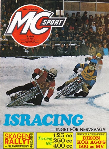 Mc Sport 1972-1 MV Agusta 500 Racer..Monark 125..Isracing