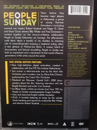 People on Sunday (1930) Robert Siodmak med Erwin Splettstosser, Christl Ehlers