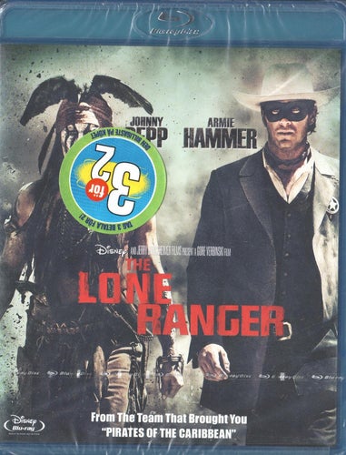 The Lone Ranger 2013 Blu-ray NY