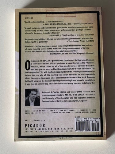The Wannsee conference - engelsk text