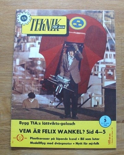 Tidning - Teknik för alla Nr.5 1960