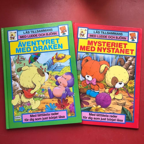Läs tillsammans med Ludde och Björn ÄVENTYRET MED DRAKEN +MYSTERIET MED NYSTANET