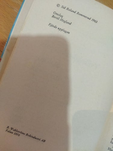 Slalommysteriet av Sivar Ahlrud, B. Wahlströms 1170, Very fine