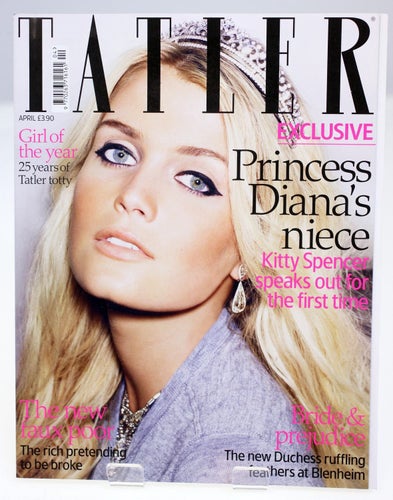 Tatler magazine-Kitty Spencer-Spring Chicks issue-April 2009-Vol 304-No 4-NEW-UK