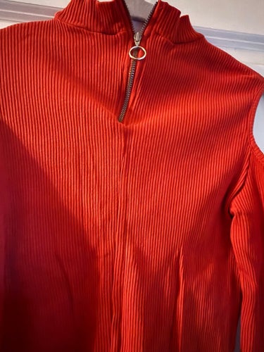 Divided H&M orangeröd topp, storlek M