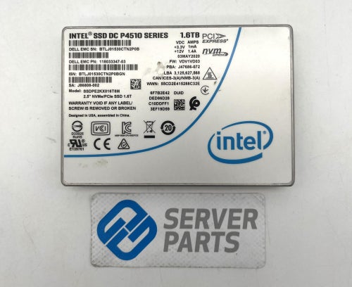 Intel DC-P4510 1.6TB U.2 NVMe SSDPE2KX016T8M