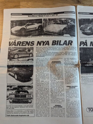 MotorMässan i Malmö 1990