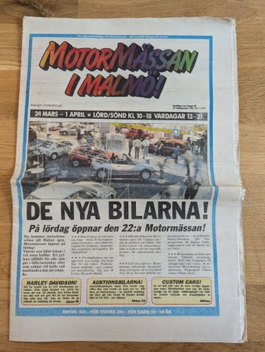 MotorMässan i Malmö 1990