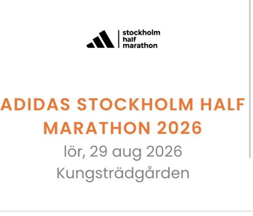 Stockholm Half Marathon 2026 - officiell överlåtelse