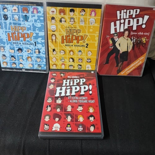 Hipp Hipp! Hela Säsong 1-3 + Extra Föreställning DVD