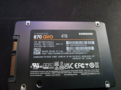 Samsung 870 QVO 4TB SSD