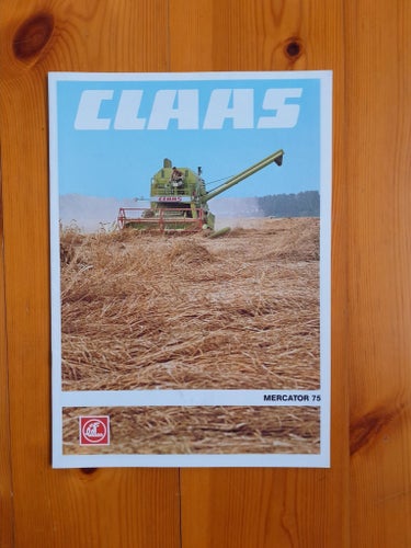 Broschyr Claas Skördetröska Mercator 75