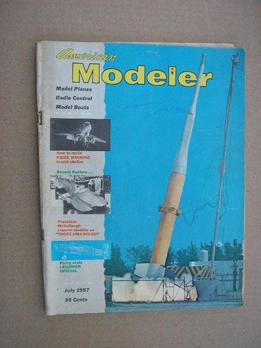 Tidning American Modeler 1957 July
