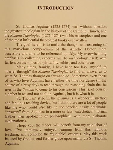 The Quotable Summa Theologica / Dave Armstrong
