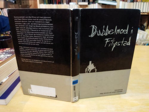 Dubbelmordet i Filipstad av Philip Johnsson, Lennart L . Bok. Very Good plus. BM