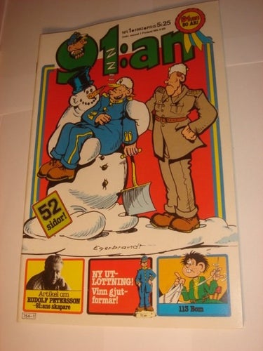 91:an (svensk) NY OLÄST Nr 1 1982