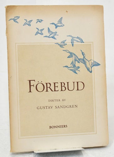 Förebud : dikter / Sandgren, Gustav