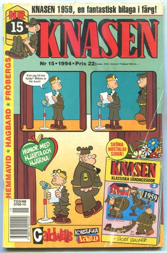 Knasen 1994 nr 15 Hagbard, Fröbergs, Hemmavid, Caldwells