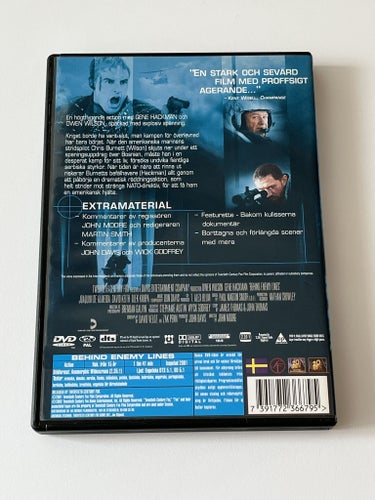 Behind enemy lines (Owen Wilson & Gene Hackman, 2001). Beg. DVD