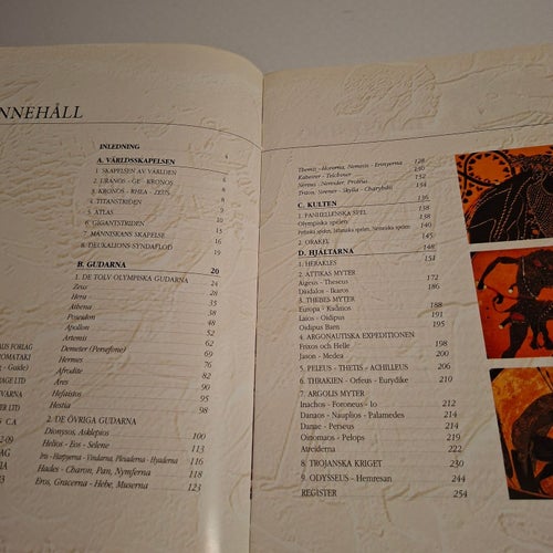 Grekisk mytologi & kult - Världsskapelsen, gudarna, kulten, hjältarna