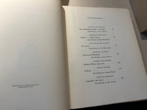 Berömda berättare från de sju haven 1954 av Erik Asklund, Eric Palmquist, bok