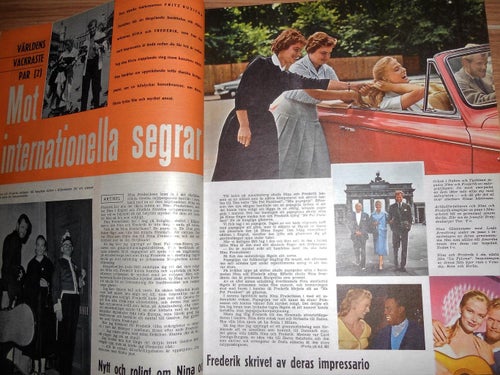 Allers nr42 1959 Nina och Frederik Danmark, mode