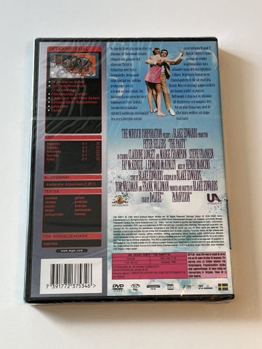 Oh, vilket party (Peter Sellers & Claudine Longet, 1968). Inplastad 2-disc DVD