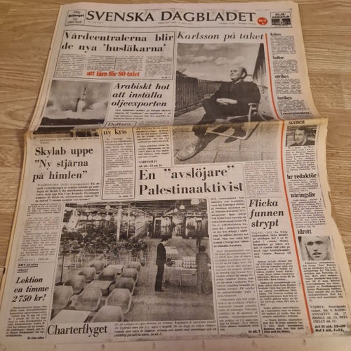 Svenska Dagbladet Tidning 15 Maj 1973